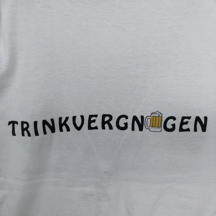 90'S Fruit of the Loom printed T-shirt, made in the USA, men's XXL, vintage cotton white type Vintage Second Hand