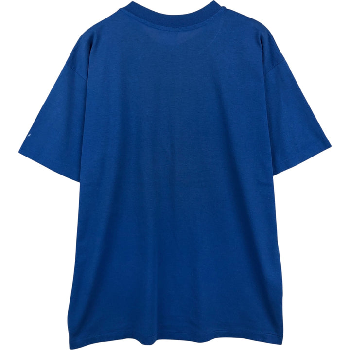 1980'S Hanes Fifty-Fifty Blue Tag Souvenir T-Shirt, Made in USA, Men's XL equivalent, Vintage cotton blue type Vintage Second Hand