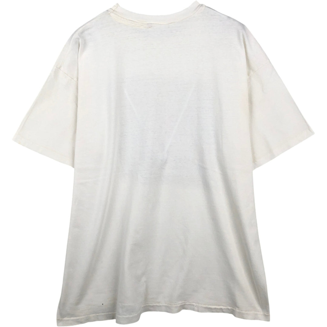 90'S Vintage Printed T-Shirt, Men's XL unclear white type Vintage Second Hand
