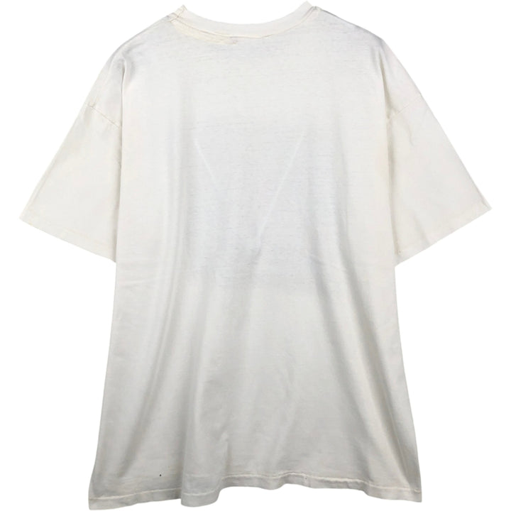 90'S Vintage Printed T-Shirt, Men's XL unclear white type Vintage Second Hand