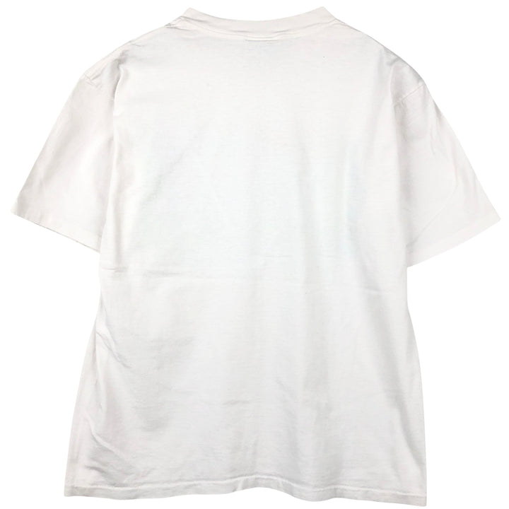 90'S AllSport LESLIE MCGUIRK Art T-Shirt, Made in USA, Men's Size L (Equivalent), Vintage cotton white type Vintage Second Hand