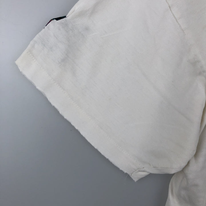 90'S HUMEUR DESIGN Printed T-Shirt, Men's Size M (approx.), Vintage cotton white type Vintage Second Hand
