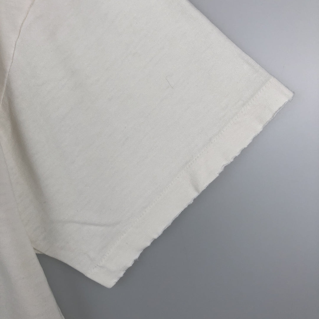 90'S HUMEUR DESIGN Printed T-Shirt, Men's Size M (approx.), Vintage cotton white type Vintage Second Hand