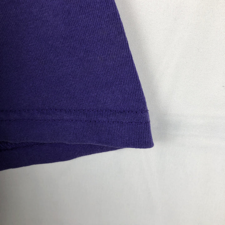 Mickey Unlimited MICKEY MOUSE Mickey Mouse Character Print T-Shirt (Men's Size L) cotton purple type Vintage Second Hand