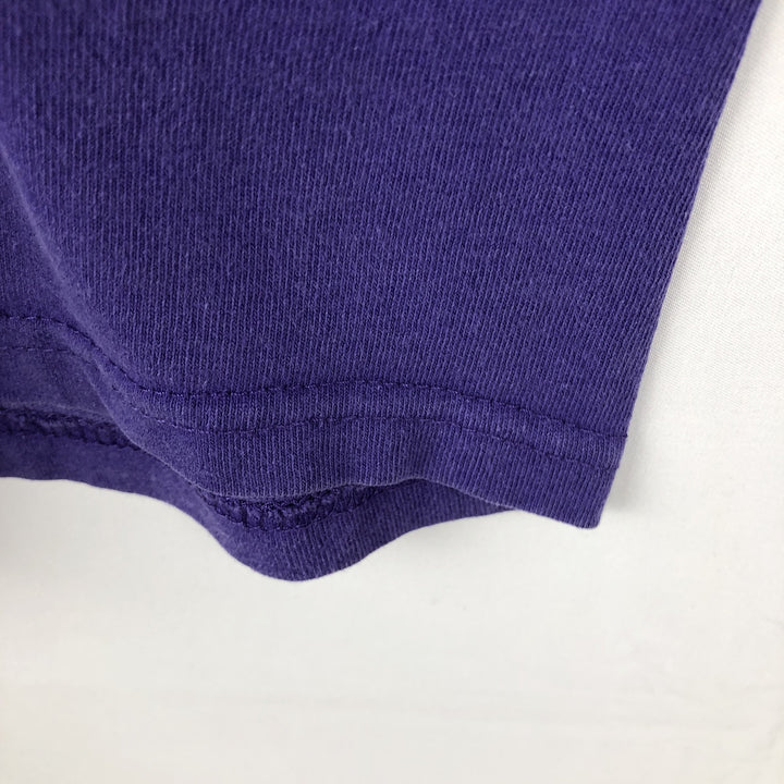 Mickey Unlimited MICKEY MOUSE Mickey Mouse Character Print T-Shirt (Men's Size L) cotton purple type Vintage Second Hand