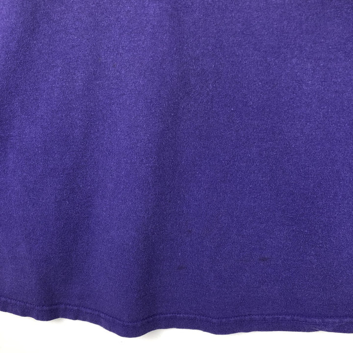 Mickey Unlimited MICKEY MOUSE Mickey Mouse Character Print T-Shirt (Men's Size L) cotton purple type Vintage Second Hand