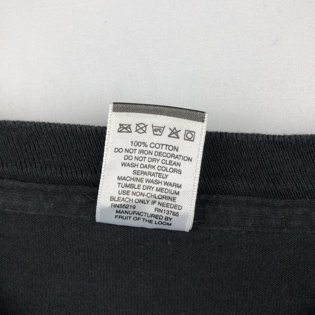 90'S Mickey Unlimited MICKEY MOUSE Character Print T-Shirt, Made in USA, Men's XL equivalent, Vintage cotton black type Vintage Second Hand