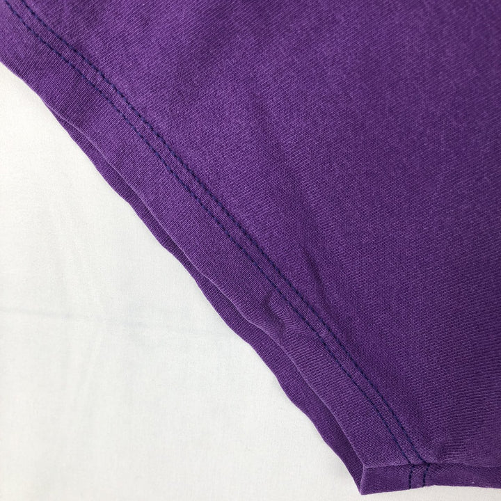 90'S Sherry's Best MICKEY MOUSE Mickey Mouse Character Print T-Shirt, Made in USA, Men's Size L (Equivalent), Vintage cotton purple type Vintage Second Hand
