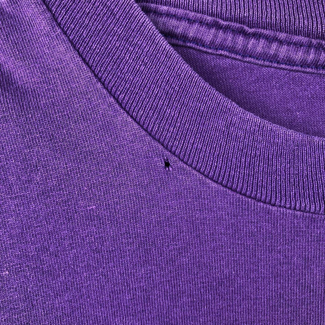 90'S Sherry's Best MICKEY MOUSE Mickey Mouse Character Print T-Shirt, Made in USA, Men's Size L (Equivalent), Vintage cotton purple type Vintage Second Hand
