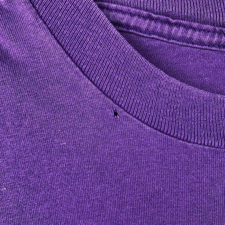 90'S Sherry's Best MICKEY MOUSE Mickey Mouse Character Print T-Shirt, Made in USA, Men's Size L (Equivalent), Vintage cotton purple type Vintage Second Hand