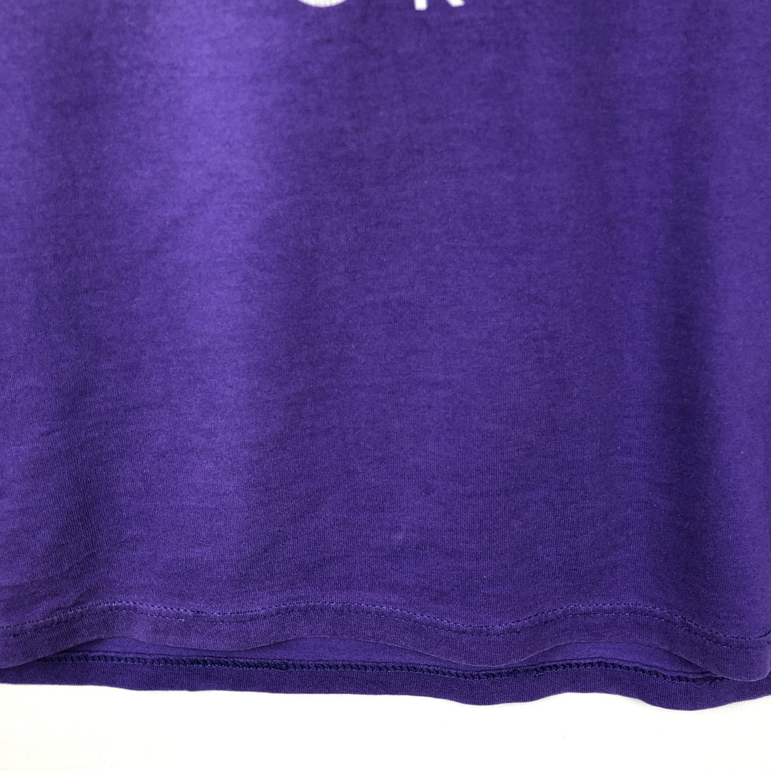 80'S Velva Sheen Mickey Mouse Character Print T-Shirt, Made in USA, Men's XL (approx.) Vintage polyester purple type Vintage Second Hand