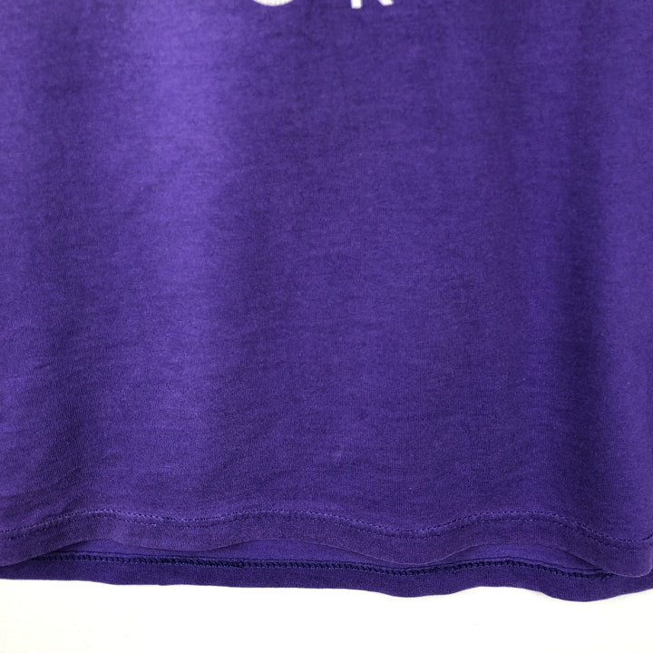 80'S Velva Sheen Mickey Mouse Character Print T-Shirt, Made in USA, Men's XL (approx.) Vintage polyester purple type Vintage Second Hand
