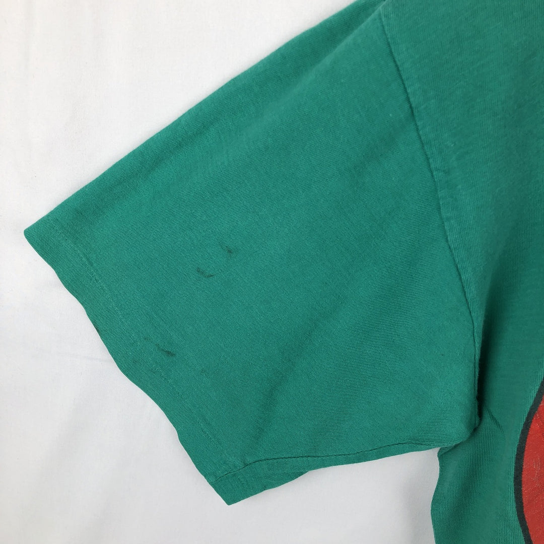 90'S MICKEY UNLIMITED GOOFY character print T-shirt, men's size M equivalent, vintage. cotton green type Vintage Second Hand