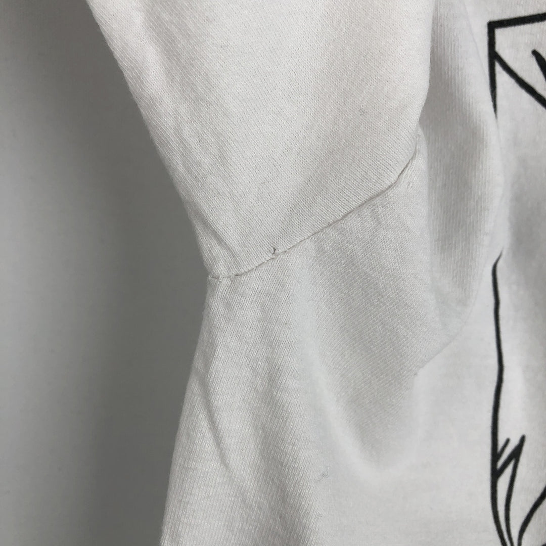 BLEACH Anime Character Print T-Shirt, Men's M Size unclear white type Vintage Second Hand