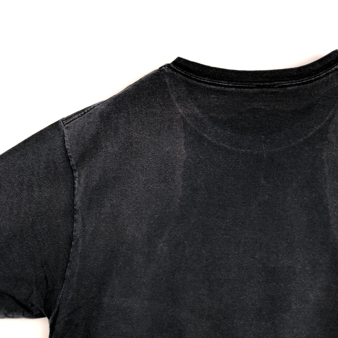 DEATH NOTE Anime Character Print T-Shirt Men's M Size cotton black type Vintage Second Hand