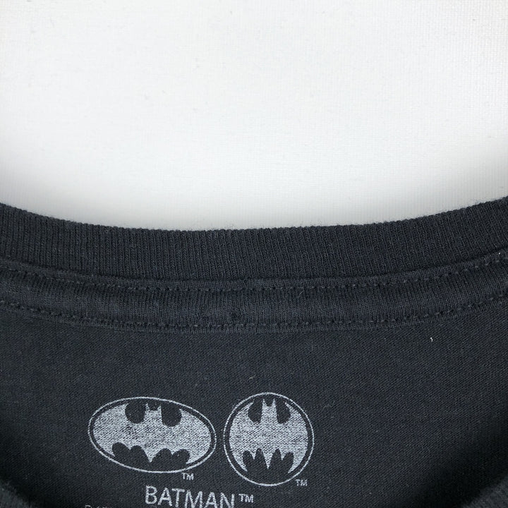 BATMAN Batman Joker character print T-shirt Men's L size cotton black type Vintage Second Hand