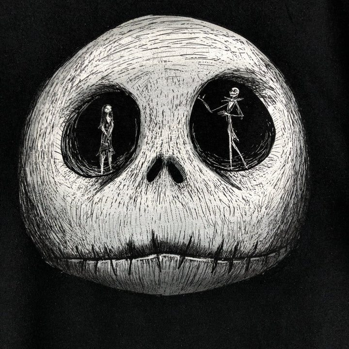 The Nightmare Before Christmas Character Print T-Shirt (Men's XL equivalent) unclear black type Vintage Second Hand