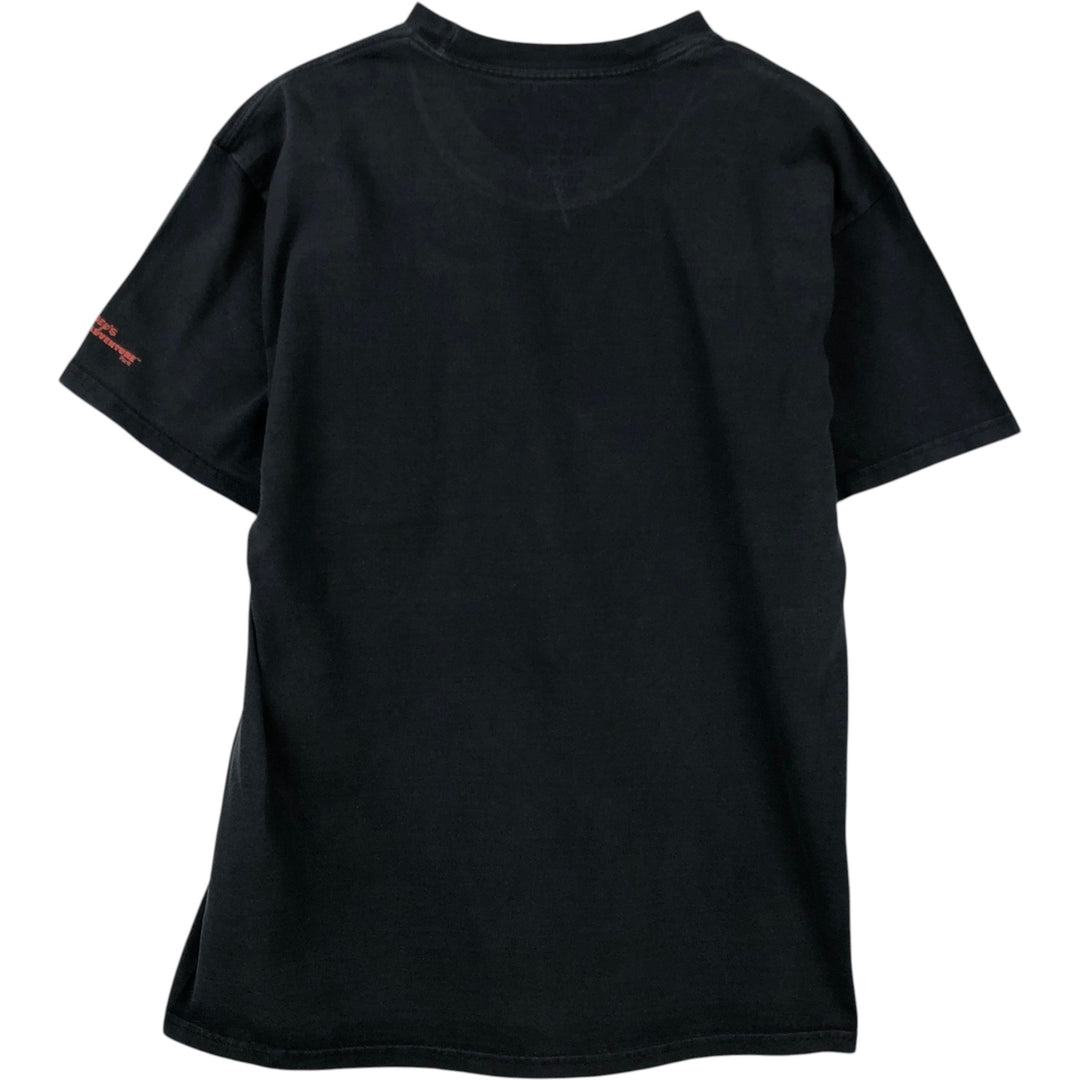Walt Disney World Tower of Teller Character Print T-Shirt (Men's Size L) cotton black type Vintage Second Hand