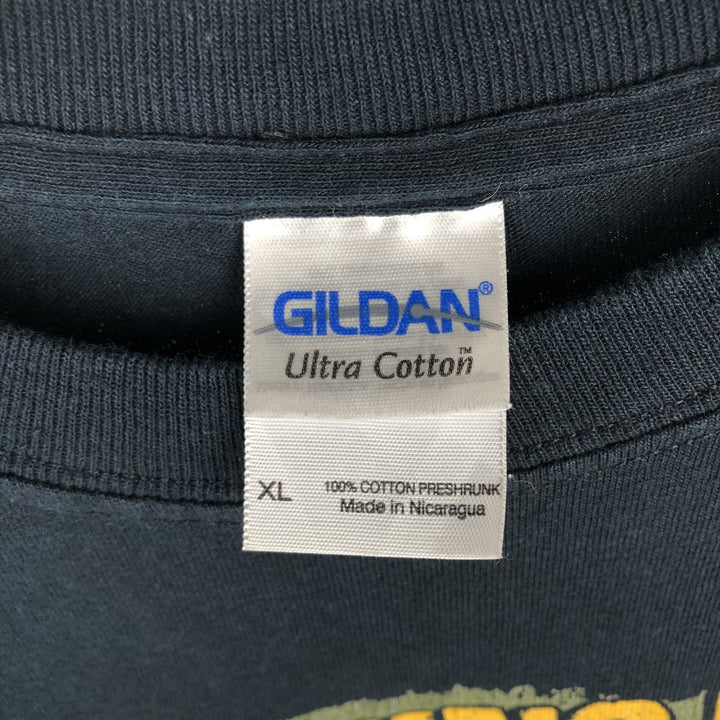 Gildan THE WALKING DEAD Movie T-Shirt (Men's XL equivalent) cotton black type Vintage Second Hand