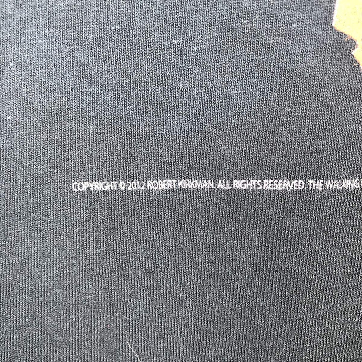 Gildan THE WALKING DEAD Movie T-Shirt (Men's XL equivalent) cotton black type Vintage Second Hand