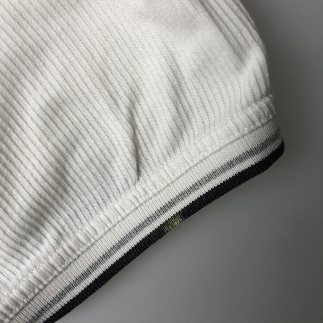 Eddie Bauer Short-Sleeve V-Neck T-Shirt, Men's Size L (approx.) cotton white type Vintage Second Hand