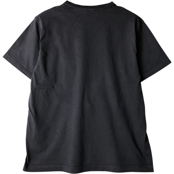 Brooks Brothers 1818 Short-Sleeve T-Shirt with One-Point Logo, Men's Size XL (approx.) cotton black type Vintage Second Hand
