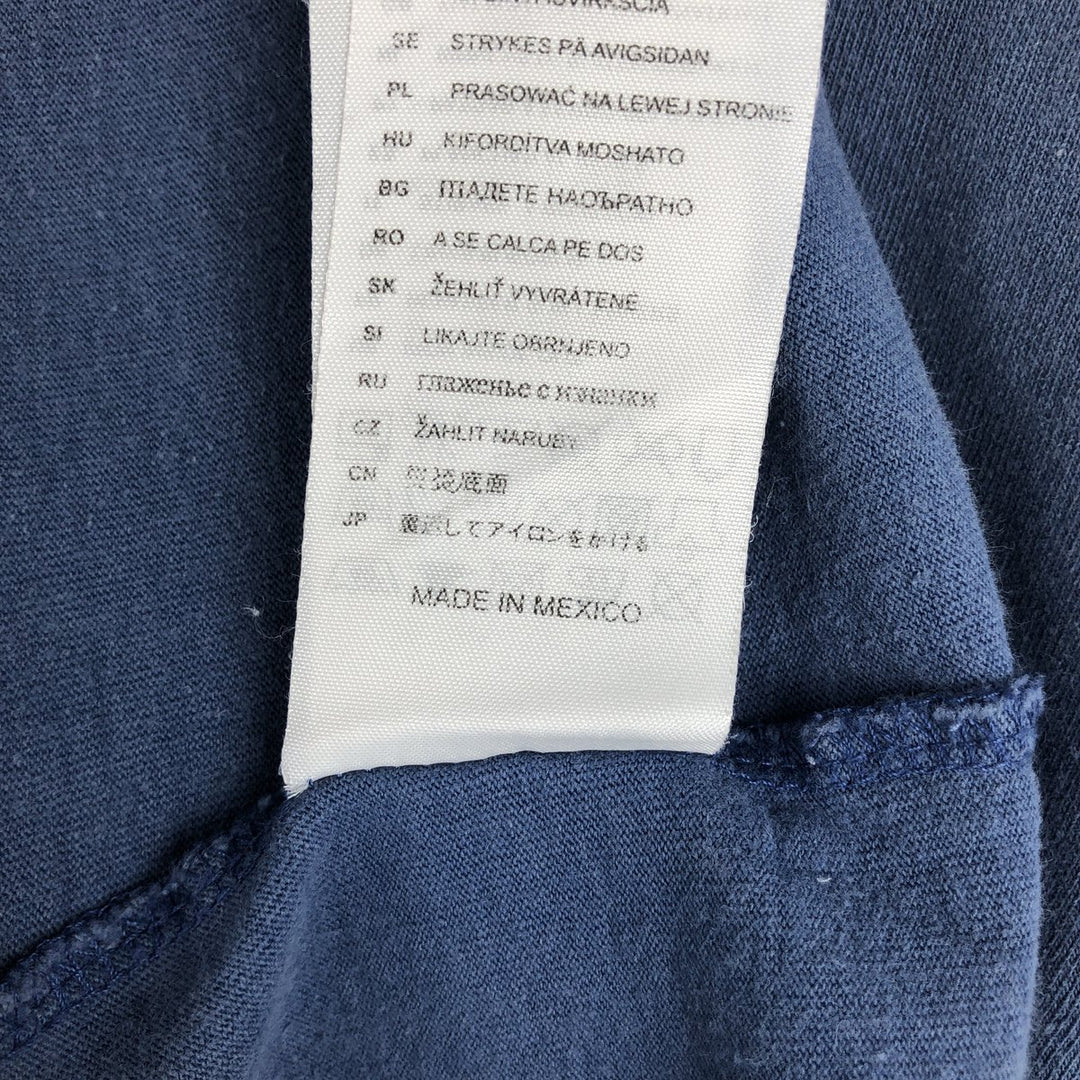 Carhartt Short-Sleeve Logo T-Shirt, Men's Size S (approx.) cotton blue type Vintage Second Hand