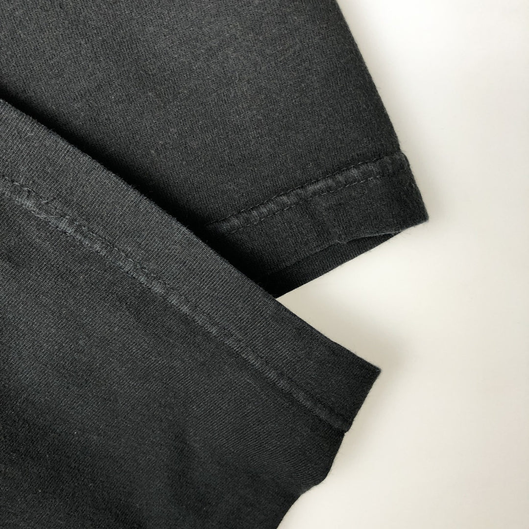 Ralph Lauren POLO by Ralph Lauren short sleeve one point logo T-shirt men's M size cotton black type Vintage Second Hand