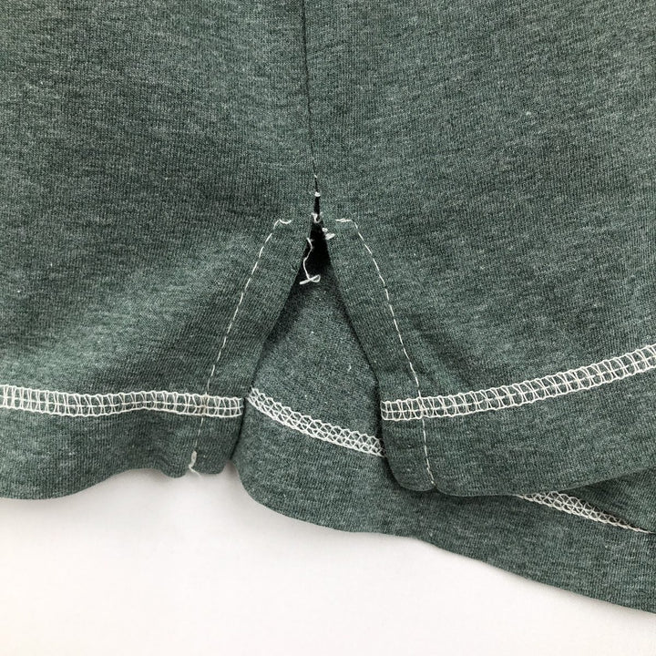 Levi's Henley neck short-sleeved T-shirt, men's size L (approx.) cotton green type Vintage Second Hand