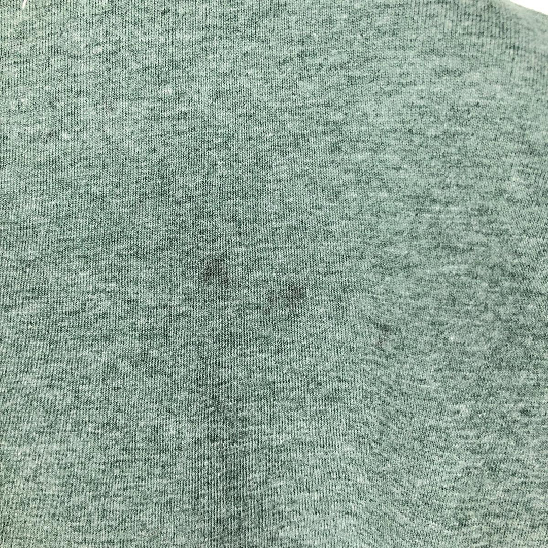 Levi's Henley neck short-sleeved T-shirt, men's size L (approx.) cotton green type Vintage Second Hand