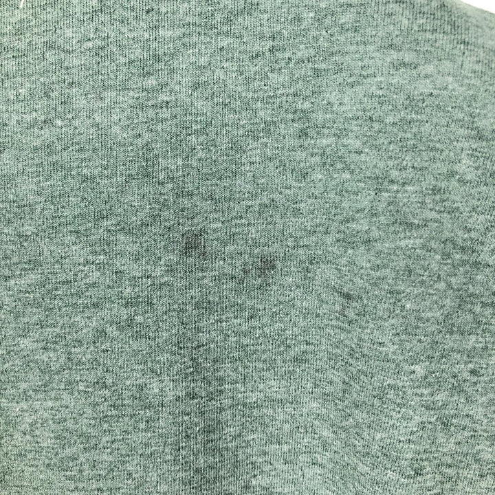 Levi's Henley neck short-sleeved T-shirt, men's size L (approx.) cotton green type Vintage Second Hand