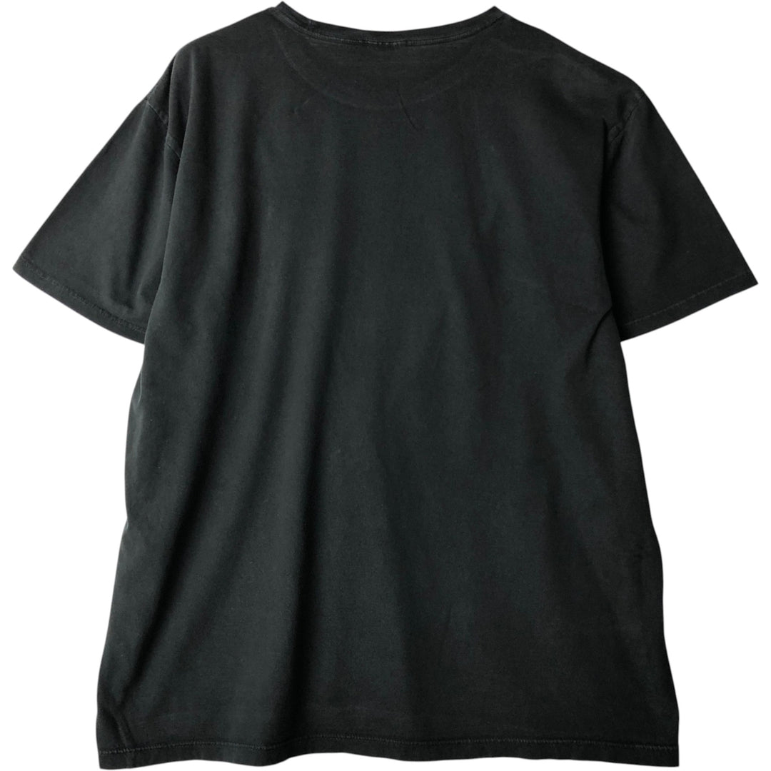 Ralph Lauren POLO by Ralph Lauren short sleeve one point logo T-shirt men's L size cotton black type Vintage Second Hand