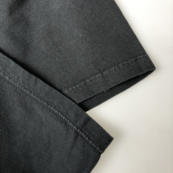 Ralph Lauren POLO by Ralph Lauren short sleeve one point logo T-shirt men's L size cotton black type Vintage Second Hand