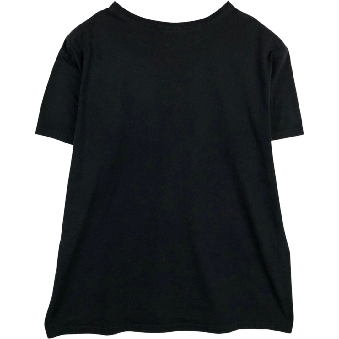 Ralph Lauren POLO by Ralph Lauren Short-Sleeve T-Shirt with One-Point Logo, Men's Size XL (approx.) cotton black type Vintage Second Hand