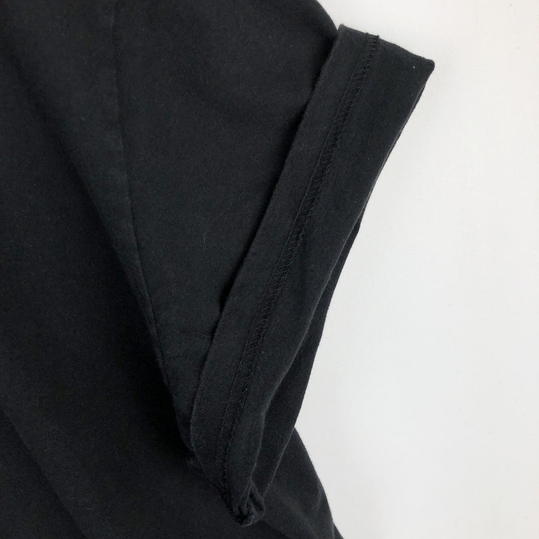 Ralph Lauren POLO by Ralph Lauren Short-Sleeve T-Shirt with One-Point Logo, Men's Size XL (approx.) cotton black type Vintage Second Hand
