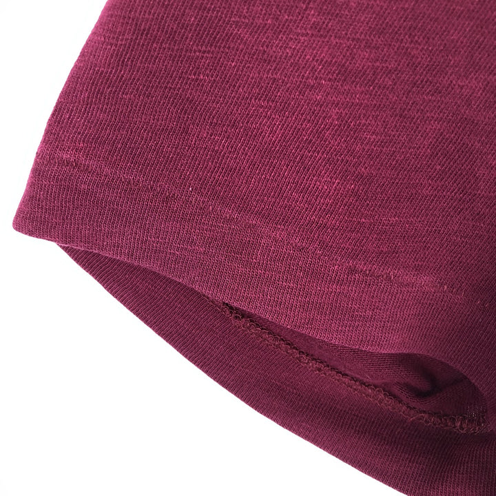 Ralph Lauren POLO by Ralph Lauren short-sleeved logo T-shirt, men's size small cotton Red type red-purple Vintage Second Hand