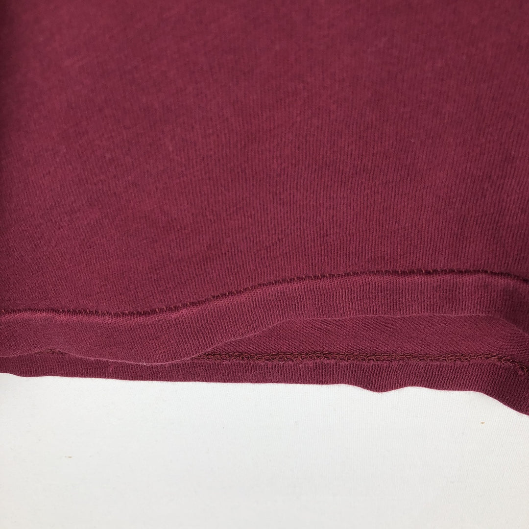 Ralph Lauren POLO by Ralph Lauren short-sleeved logo T-shirt, men's size small cotton Red type red-purple Vintage Second Hand