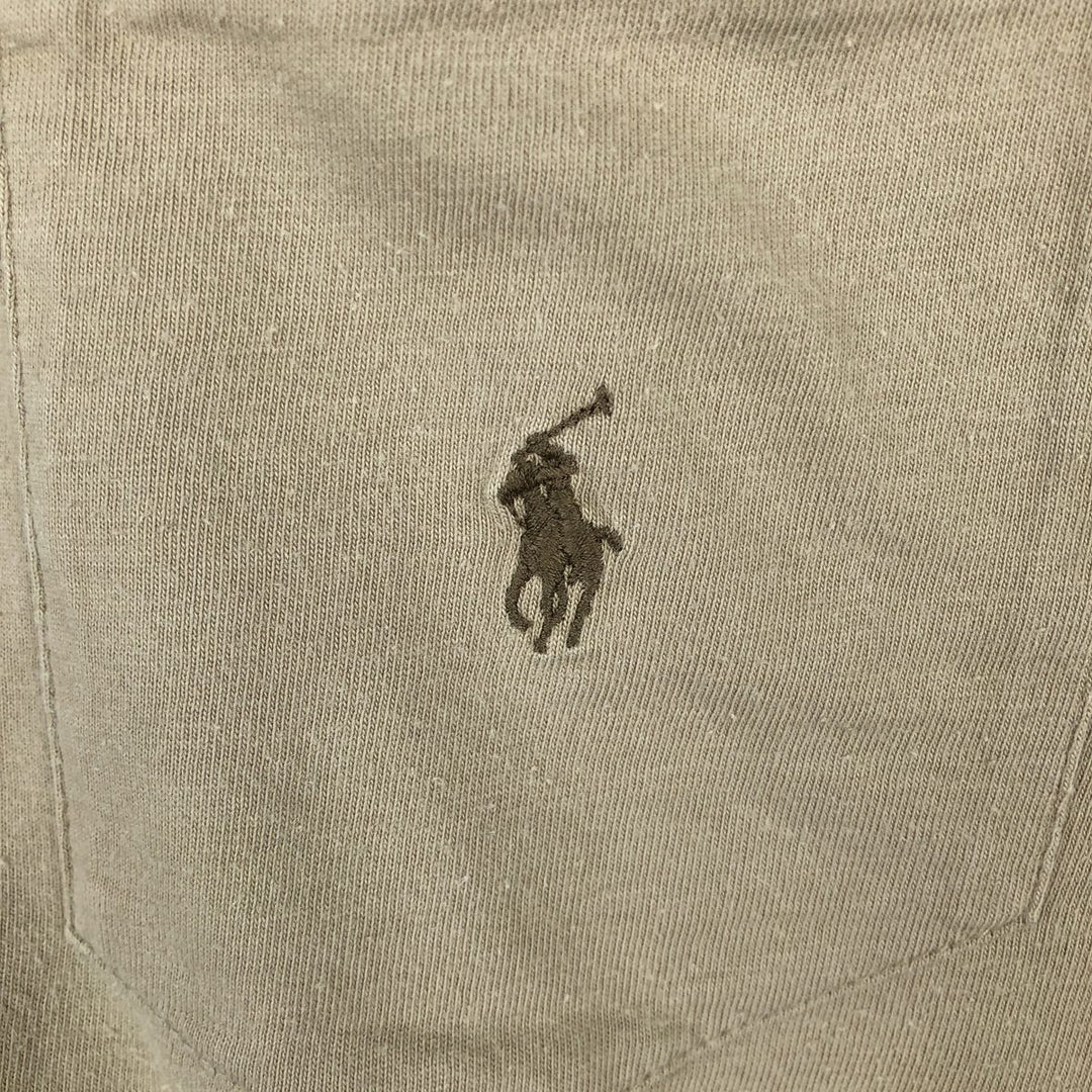 Ralph Lauren POLO by Ralph Lauren Short Sleeve One Point Logo Pocket T-Shirt Men's M cotton Khaki type beige Vintage Second Hand