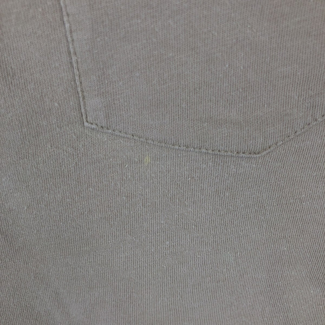 Ralph Lauren POLO by Ralph Lauren Short Sleeve One Point Logo Pocket T-Shirt Men's M cotton Khaki type beige Vintage Second Hand