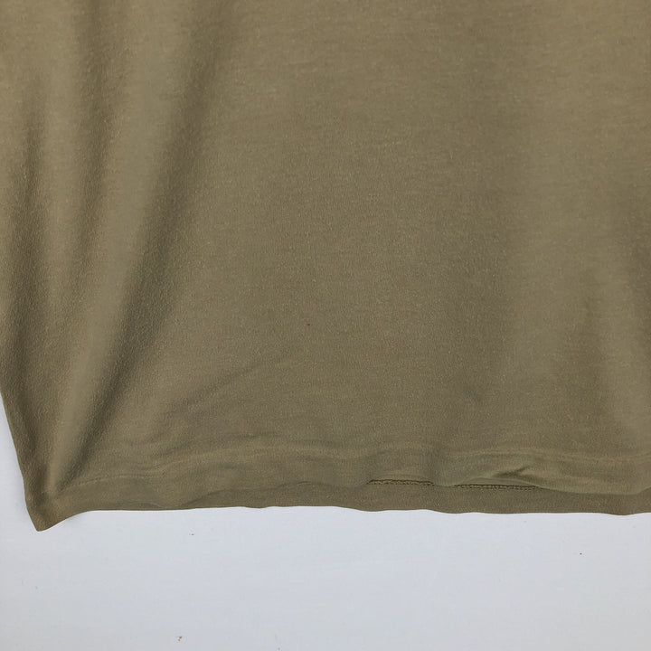 Ralph Lauren POLO by Ralph Lauren Short Sleeve One Point Logo Pocket T-Shirt Men's M cotton Khaki type beige Vintage Second Hand