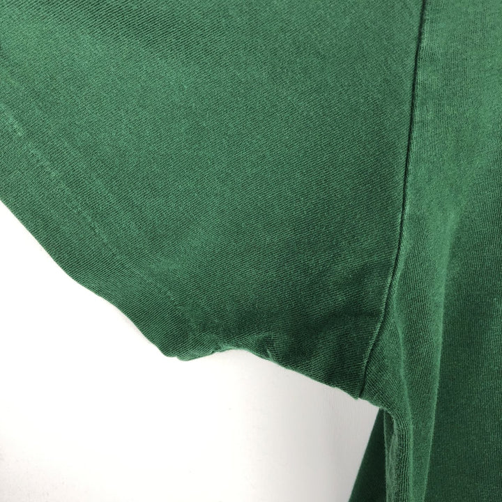 Ralph Lauren POLO by Ralph Lauren V-neck short-sleeved T-shirt with a single logo, men's size M (approx.) cotton Green type dark green Vintage Second Hand