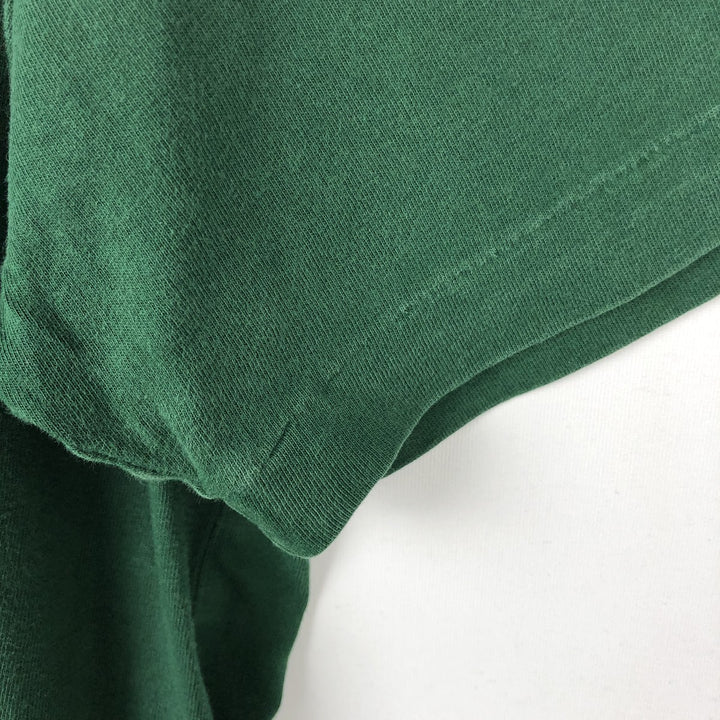 Ralph Lauren POLO by Ralph Lauren V-neck short-sleeved T-shirt with a single logo, men's size M (approx.) cotton Green type dark green Vintage Second Hand