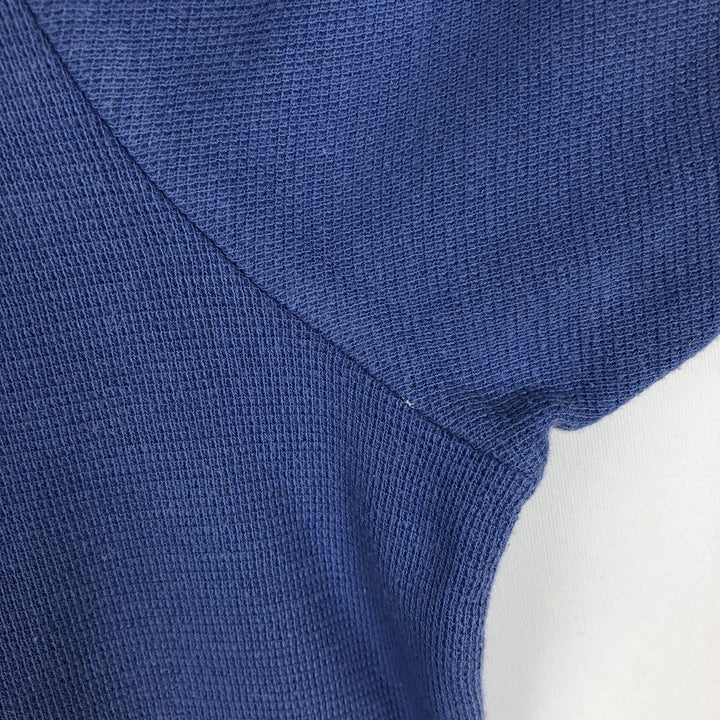 Ralph Lauren POLO by Ralph Lauren V-neck short-sleeved T-shirt with a single logo, men's size M (approx.) cotton blue type Vintage Second Hand