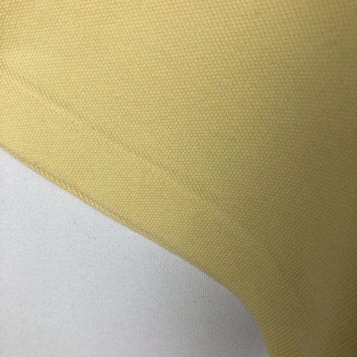 Ralph Lauren POLO by Ralph Lauren Short-Sleeve T-Shirt with One-Point Logo, Men's Size XL (approx.) cotton yellow type Vintage Second Hand