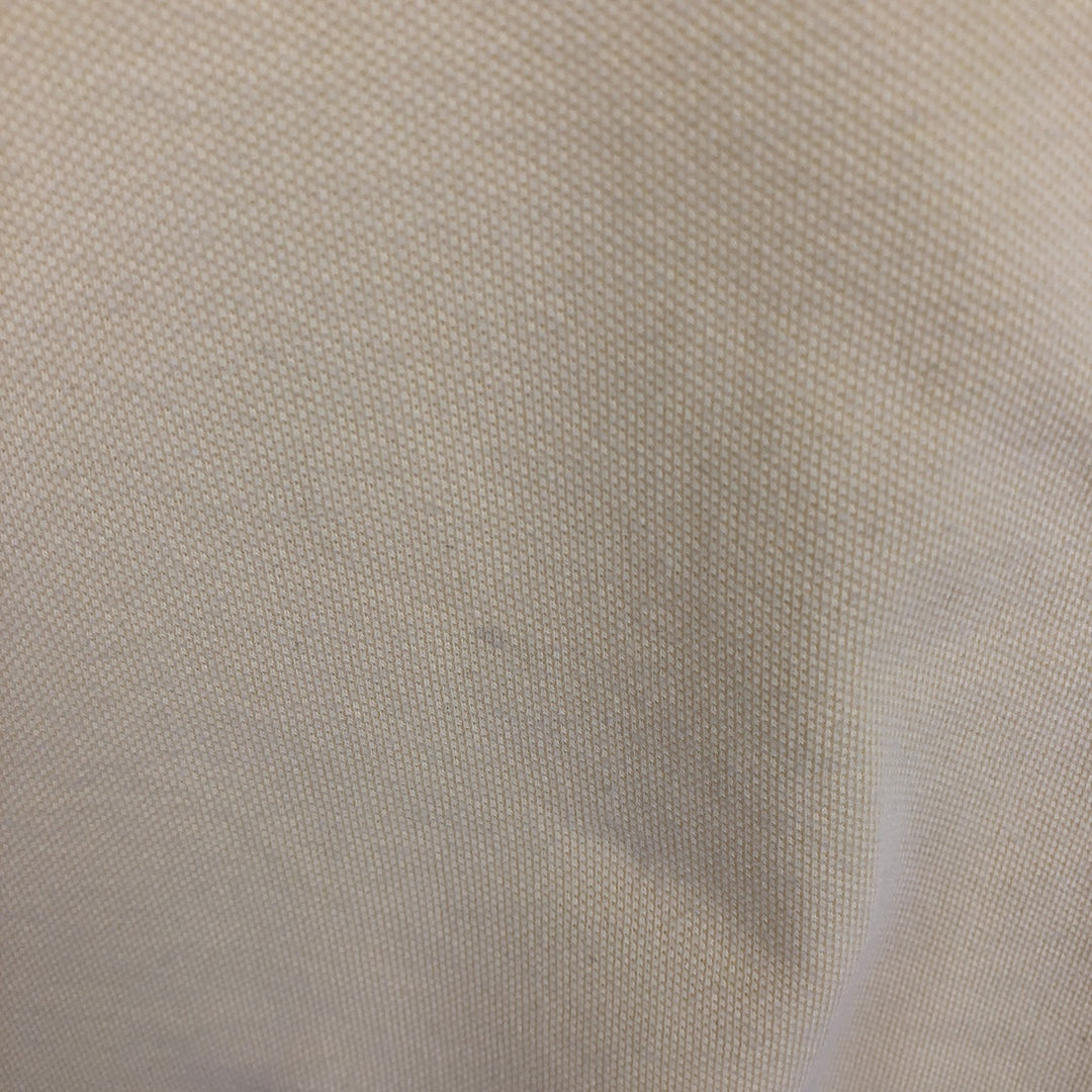 Ralph Lauren POLO by Ralph Lauren Short-Sleeve T-Shirt with One-Point Logo, Men's Size XL (approx.) cotton yellow type Vintage Second Hand
