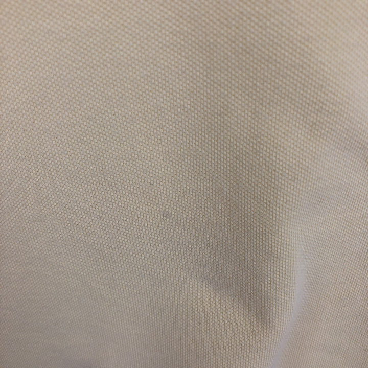 Ralph Lauren POLO by Ralph Lauren Short-Sleeve T-Shirt with One-Point Logo, Men's Size XL (approx.) cotton yellow type Vintage Second Hand