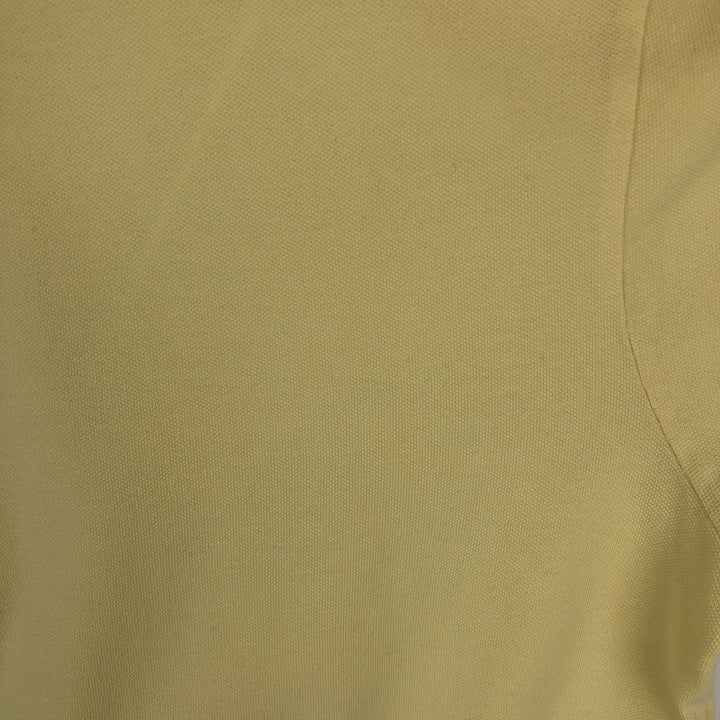 Ralph Lauren POLO by Ralph Lauren Short-Sleeve T-Shirt with One-Point Logo, Men's Size XL (approx.) cotton yellow type Vintage Second Hand