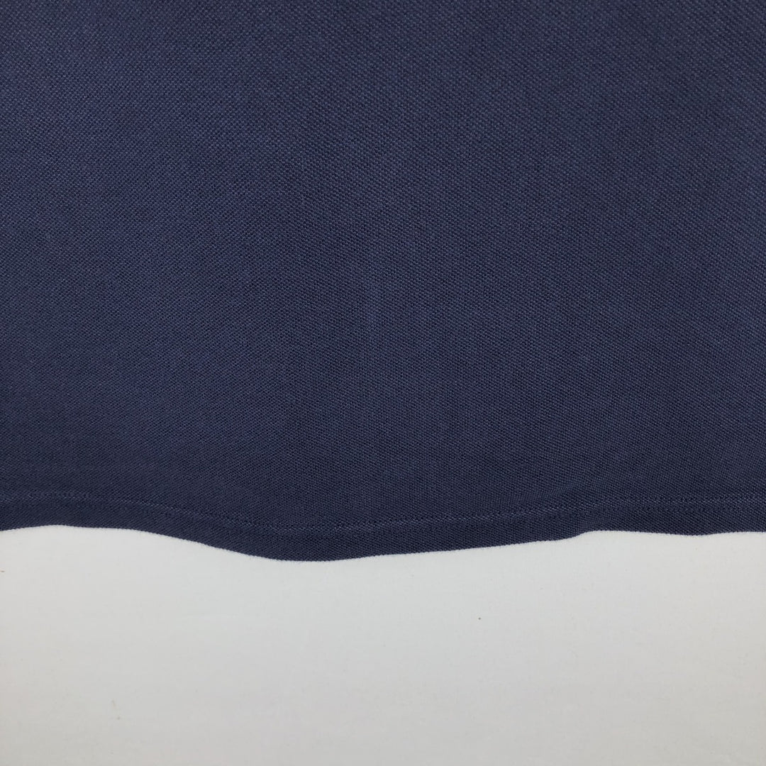 Fred Perry short-sleeved T-shirt with a single logo, men's size L (approx.) cotton navy blue type Vintage Second Hand