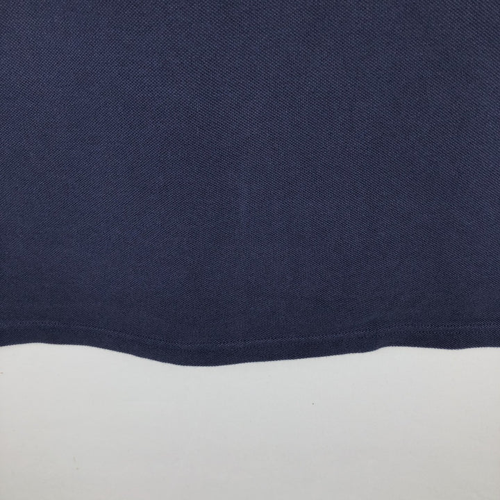 Fred Perry short-sleeved T-shirt with a single logo, men's size L (approx.) cotton navy blue type Vintage Second Hand