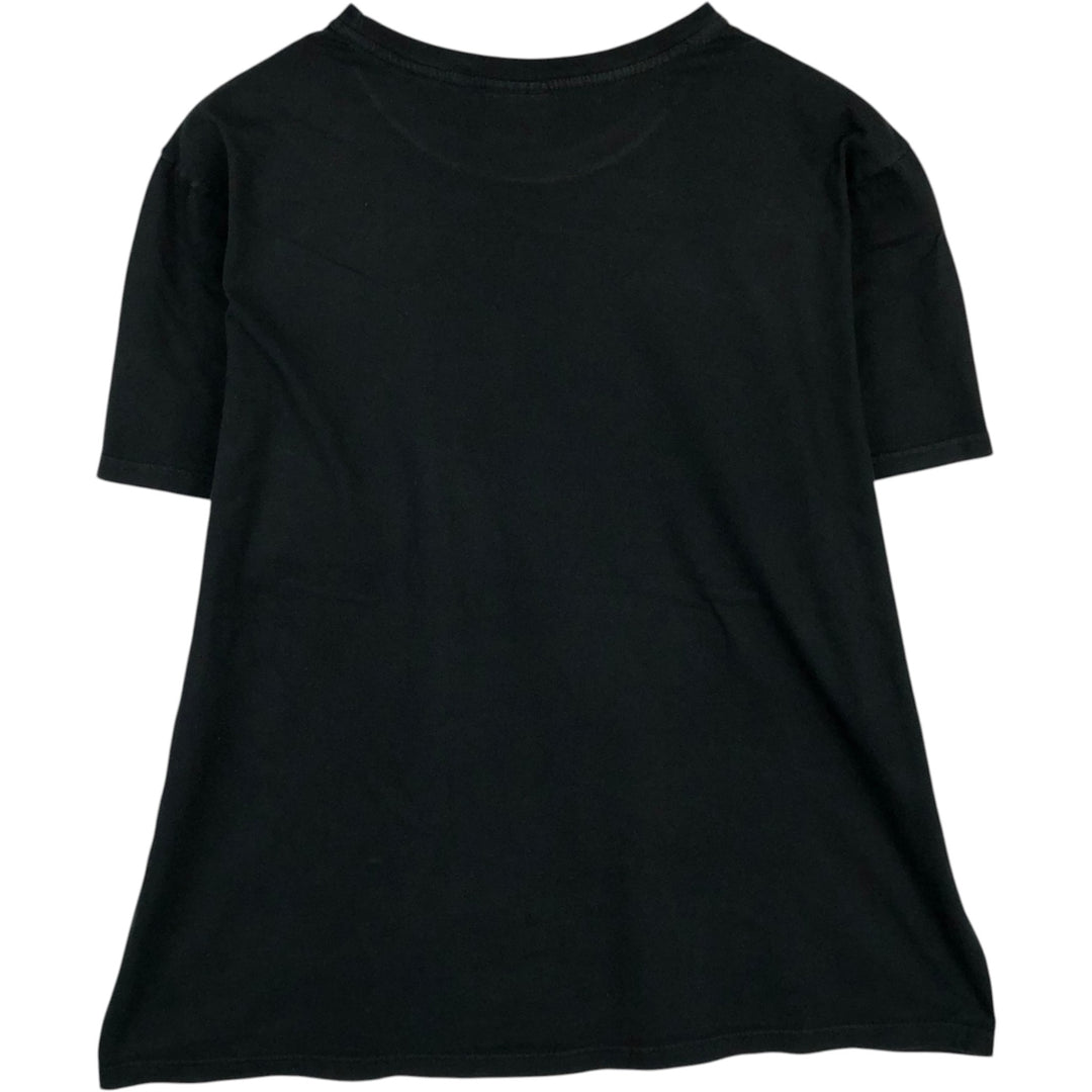 Ralph Lauren POLO by Ralph Lauren short-sleeved printed T-shirt, men's size XL cotton black type Vintage Second Hand